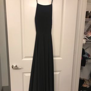 Lulus black maxi dress